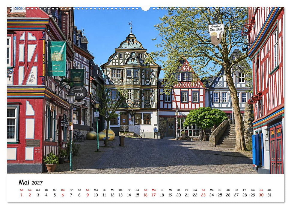 Idstein und seine Fachwerkhäuser (CALVENDO Premium Wandkalender 2027)