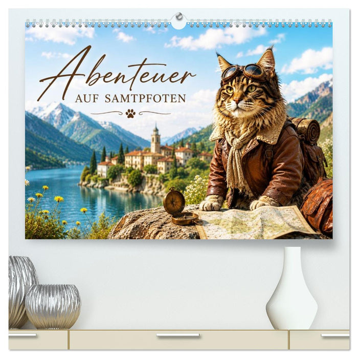 Abenteuer AUF SAMTPFOTEN (CALVENDO Premium Wandkalender 2027)