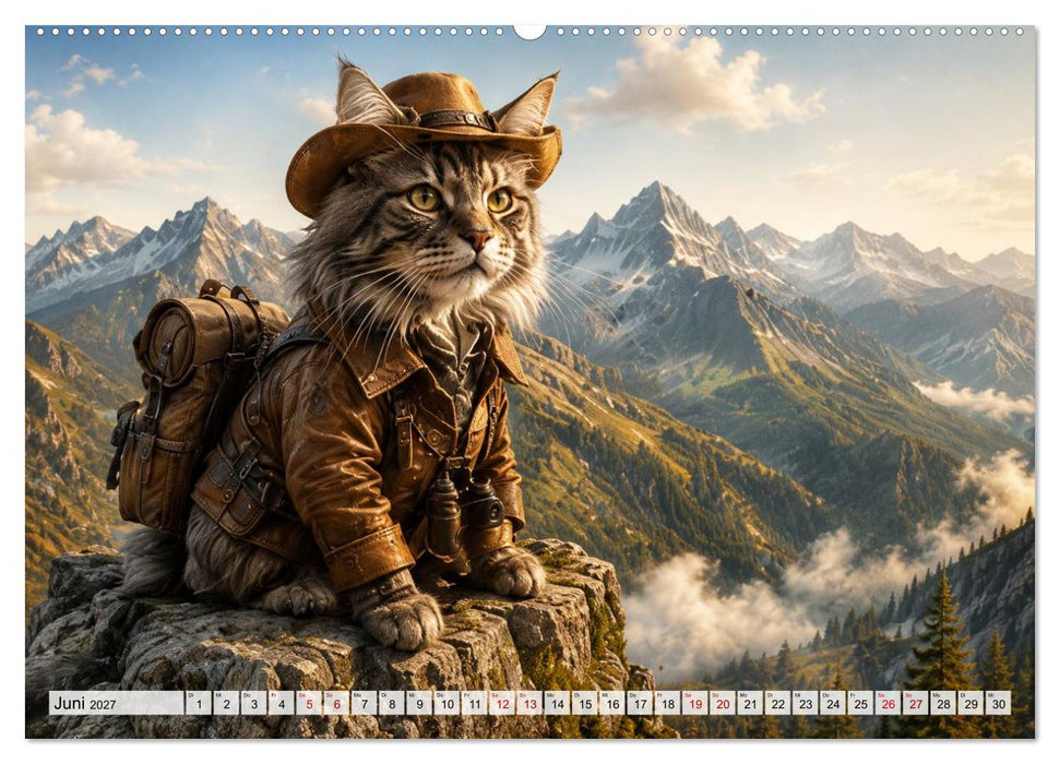 Abenteuer AUF SAMTPFOTEN (CALVENDO Premium Wandkalender 2027)