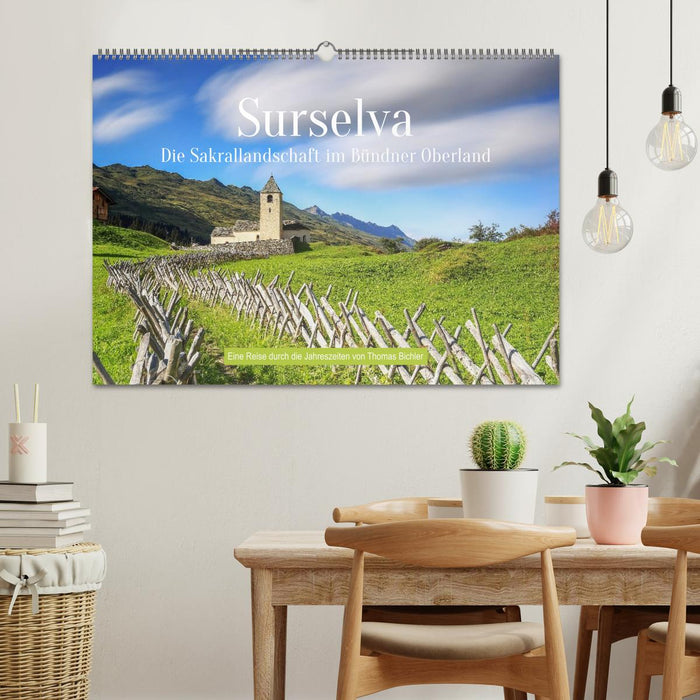 Sakrallandschaft Surselva (CALVENDO Wandkalender 2027)