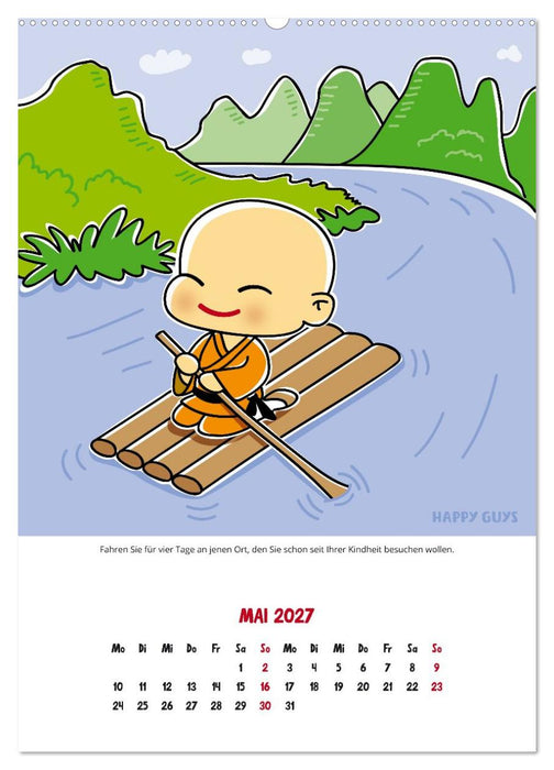 Happiness 2027 (CALVENDO Wandkalender 2027)