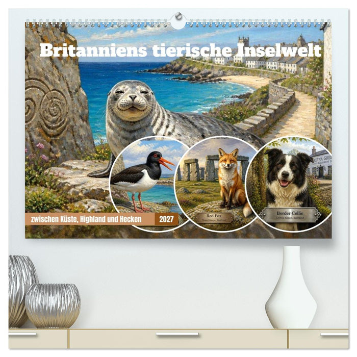 Britanniens tierische Inselwelt (CALVENDO Premium Wandkalender 2027)