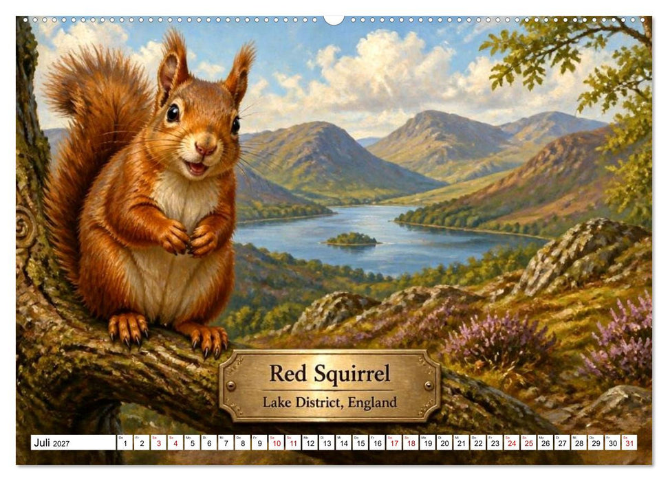 Britanniens tierische Inselwelt (CALVENDO Premium Wandkalender 2027)