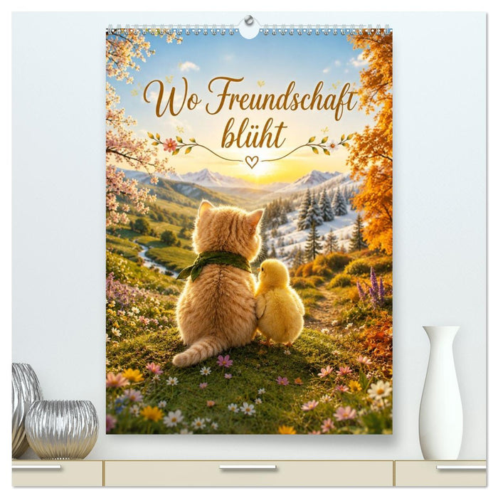 Wo Freundschaft blüht (CALVENDO Premium Wandkalender 2027)