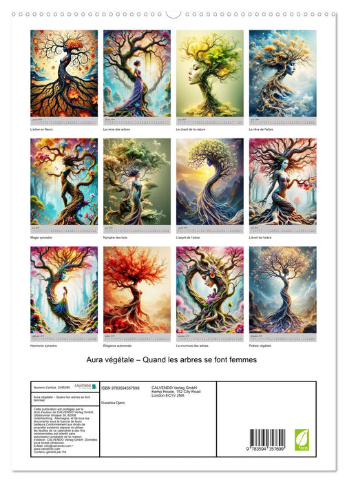 Aura végétale – Quand les arbres se font femmes (CALVENDO Calendrier supérieur 2027)