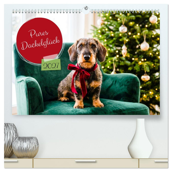 Pures Dackelglück (CALVENDO Premium Wandkalender 2027)