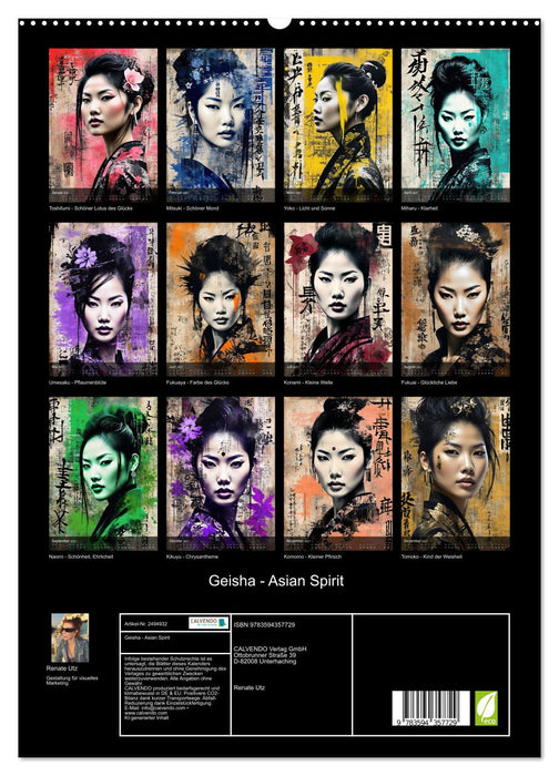 Geisha - Asian Spirit (CALVENDO Premium Wandkalender 2027)
