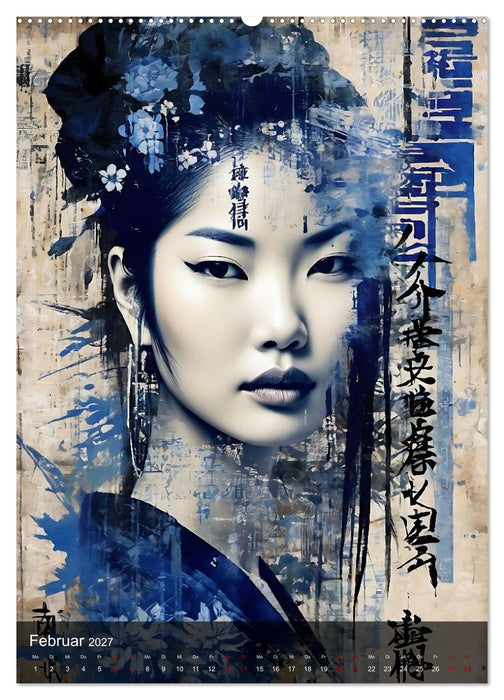 Geisha - Asian Spirit (CALVENDO Premium Wandkalender 2027)