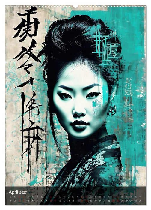 Geisha - Asian Spirit (CALVENDO Premium Wandkalender 2027)