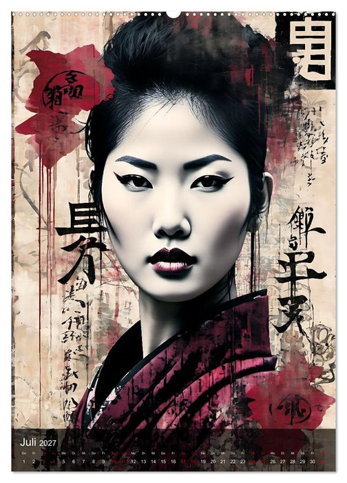 Geisha - Asian Spirit (CALVENDO Premium Wandkalender 2027)