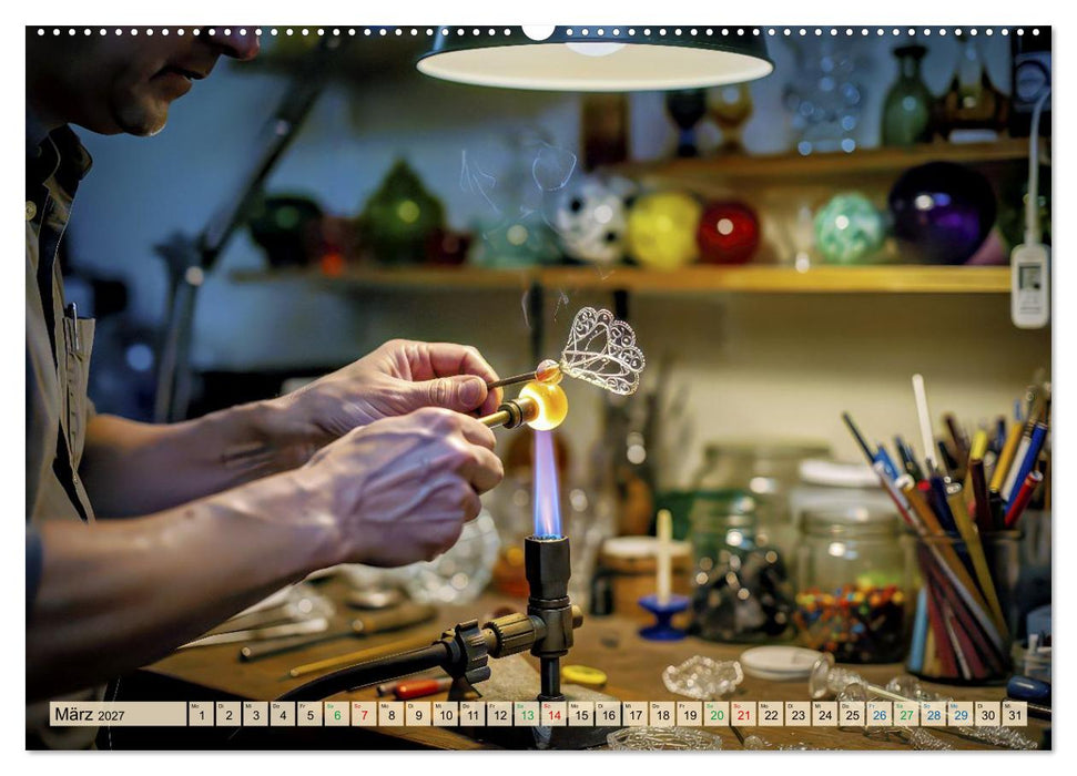 Thüringer - Glaskunst - Handwerk (CALVENDO Wandkalender 2027)