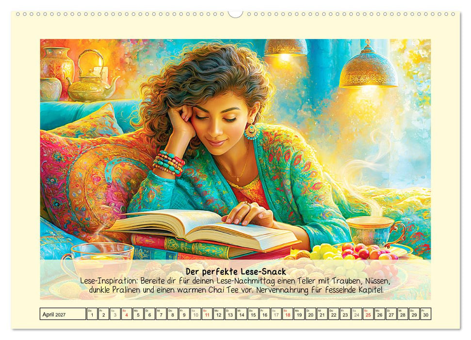 Cozy Reading. Dein Guide für gemütliche Lesestunden (CALVENDO Premium Wandkalender 2027)