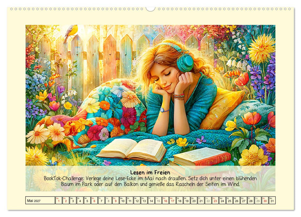 Cozy Reading. Dein Guide für gemütliche Lesestunden (CALVENDO Premium Wandkalender 2027)