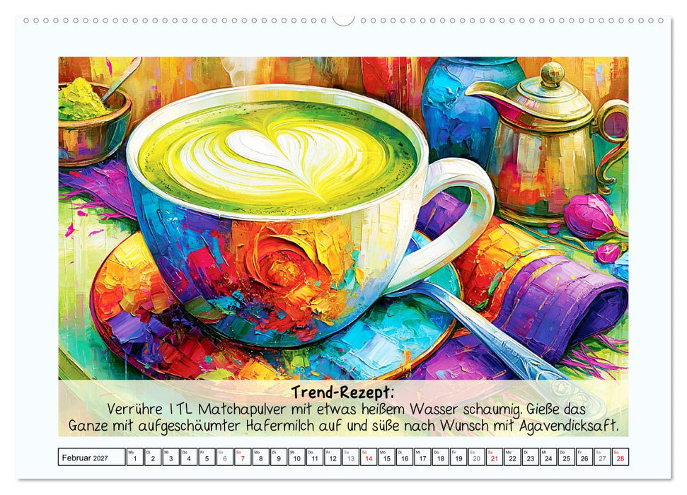 Kaffee und Ruhe. Dein Guide für gemütliche Alltagsinseln (CALVENDO Wandkalender 2027)