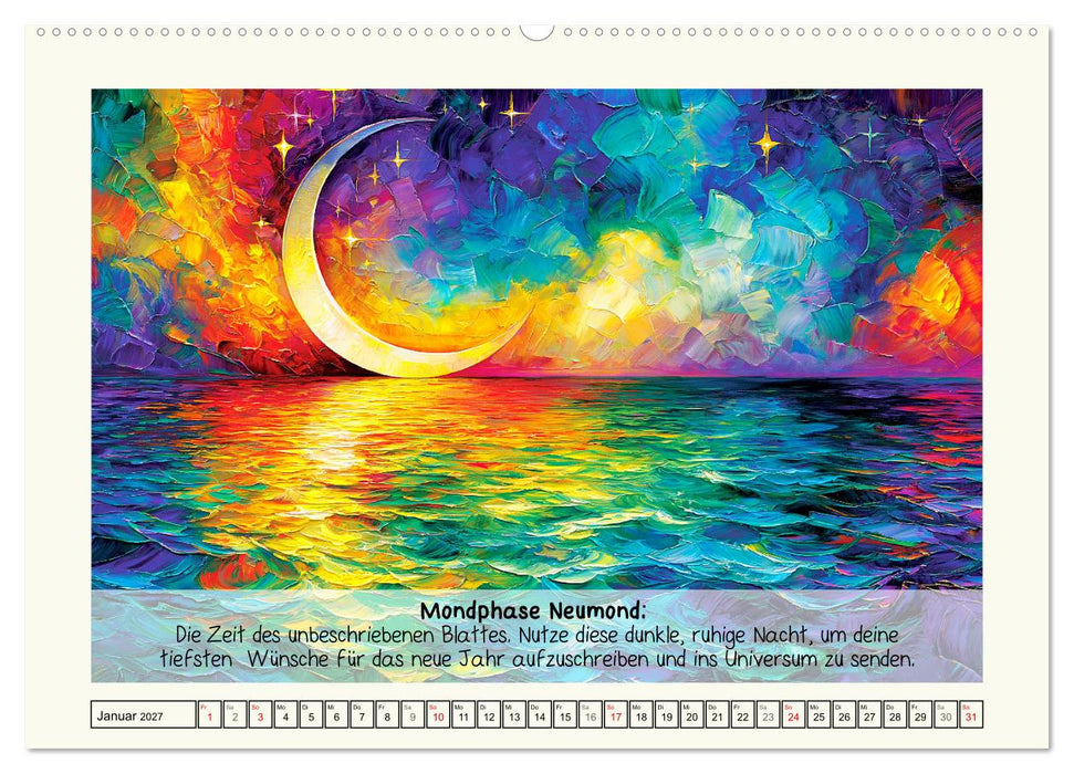 Kosmische Energie. Deine Verbindung zum Universum (CALVENDO Premium Wandkalender 2027)