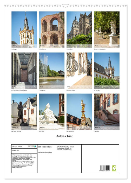 Antikes Trier (CALVENDO Wandkalender 2027)