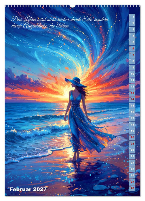 Vertraue dem Fluss des Neuen (CALVENDO Premium Wandkalender 2027)