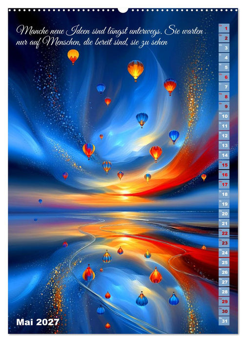 Vertraue dem Fluss des Neuen (CALVENDO Premium Wandkalender 2027)