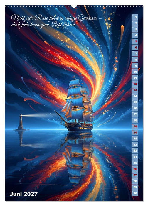 Vertraue dem Fluss des Neuen (CALVENDO Premium Wandkalender 2027)