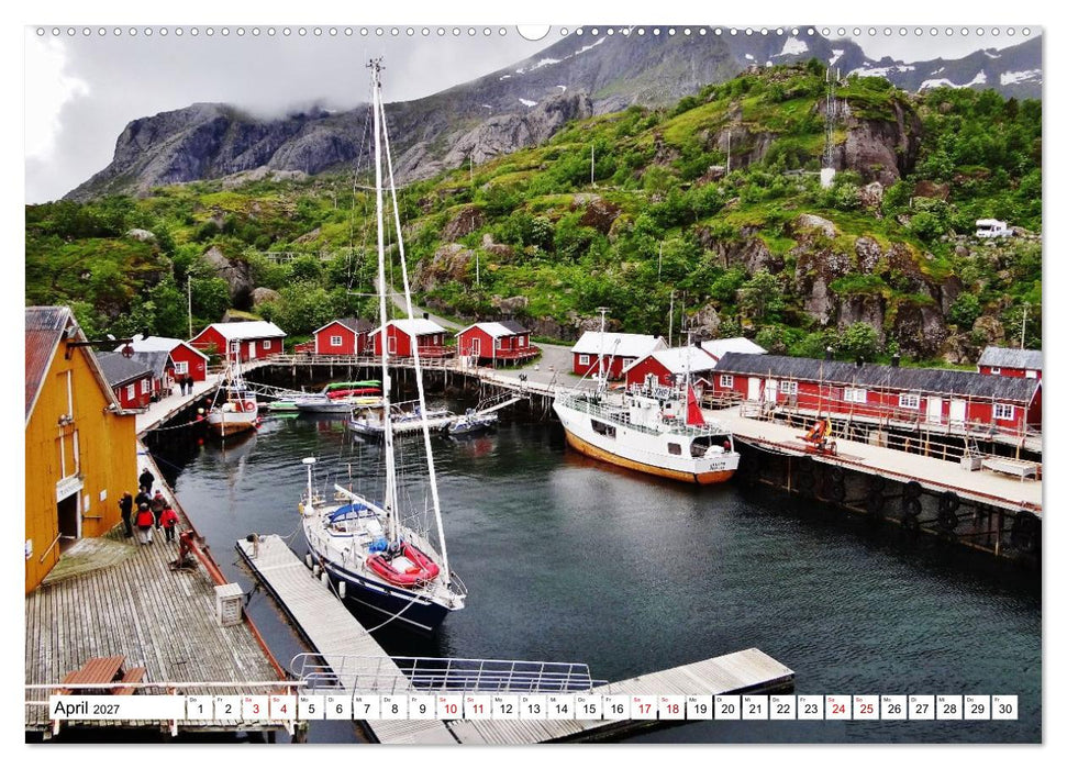 Norwegen Nordkap und Lofoten (CALVENDO Wandkalender 2027)