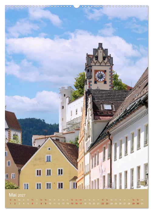Malerische Allgäu Impressionen. Alpen, Seen und Altstädte (CALVENDO Wandkalender 2027)