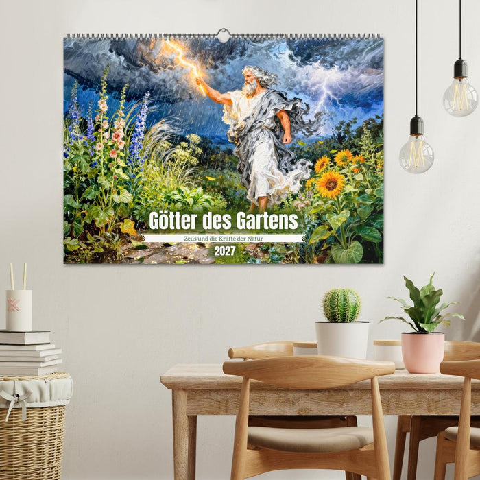 Götter des Gartens - Zeus und die Kräfte der Natur (CALVENDO Wandkalender 2027)