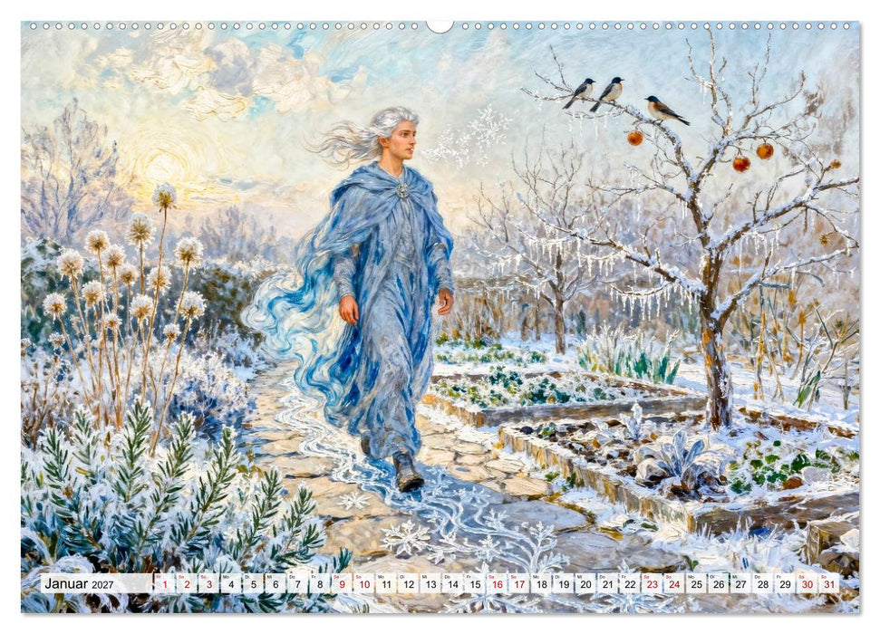 Götter des Gartens - Zeus und die Kräfte der Natur (CALVENDO Wandkalender 2027)