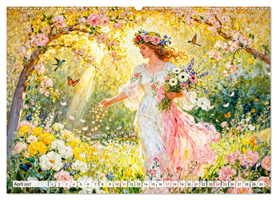 Götter des Gartens - Zeus und die Kräfte der Natur (CALVENDO Wandkalender 2027)