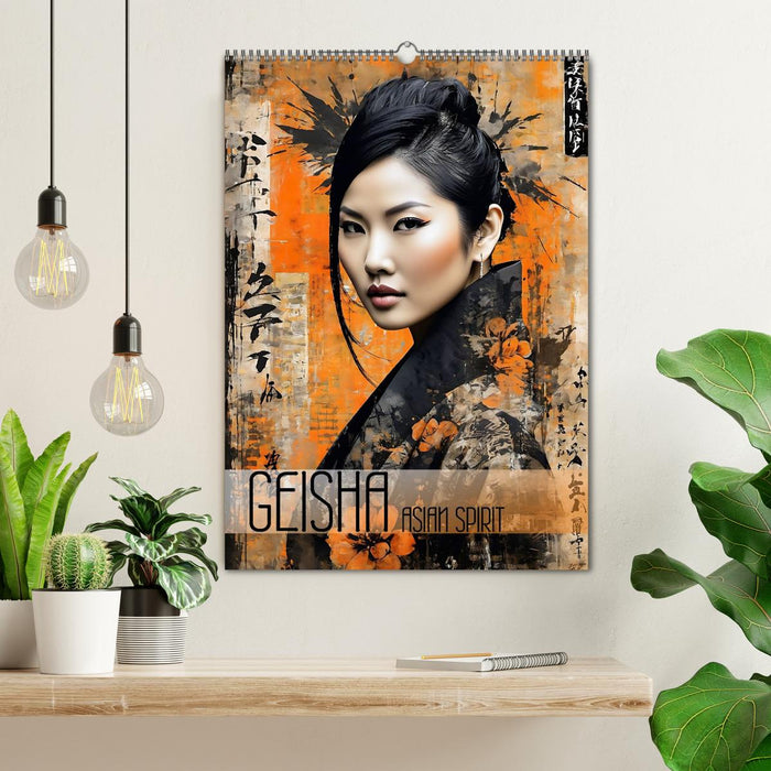 Geisha - Asian Spirit (CALVENDO Wandkalender 2027)