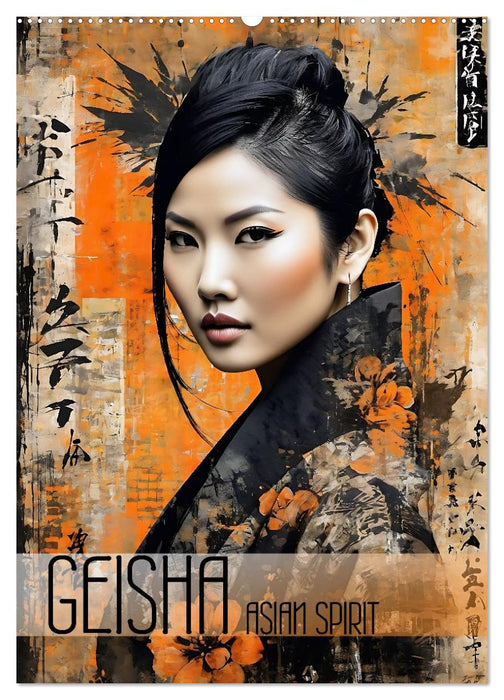 Geisha - Asian Spirit (CALVENDO Wandkalender 2027)