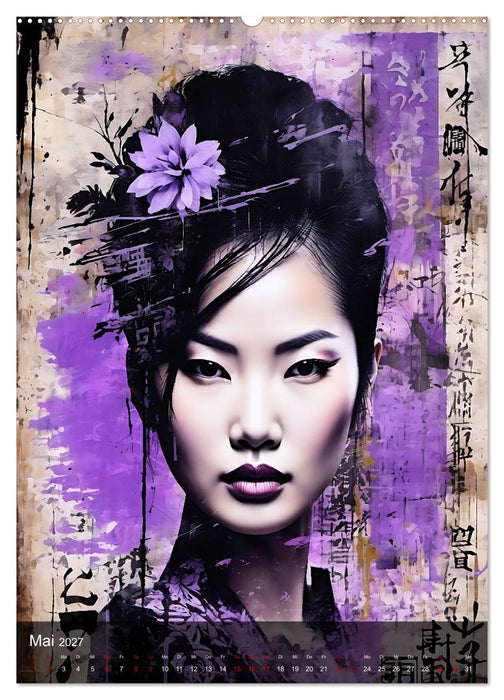 Geisha - Asian Spirit (CALVENDO Wandkalender 2027)