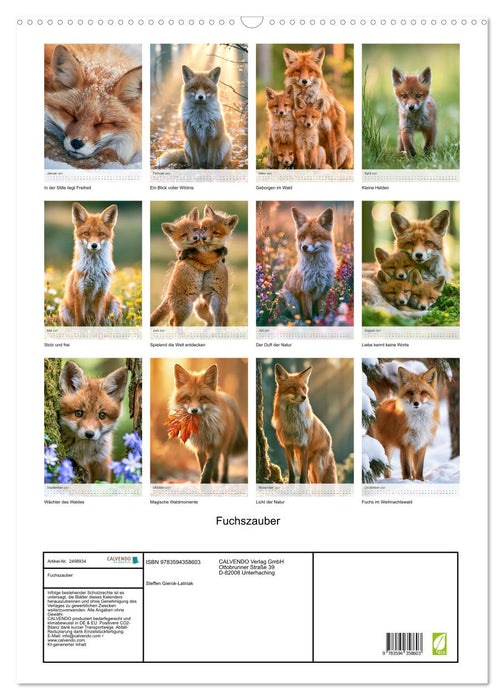 Fuchszauber (CALVENDO Wandkalender 2027)