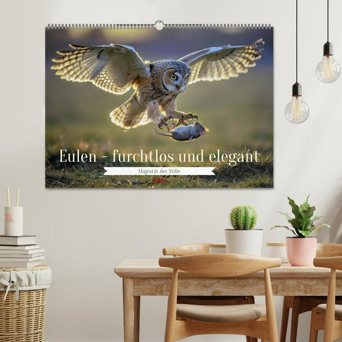 Eulen - furchtlos und elegant (CALVENDO Wandkalender 2027)