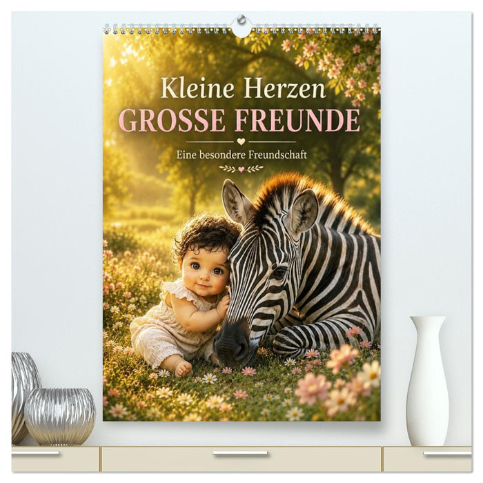Kleine Herzen GROSSE FREUNDE (CALVENDO Premium Wandkalender 2027)