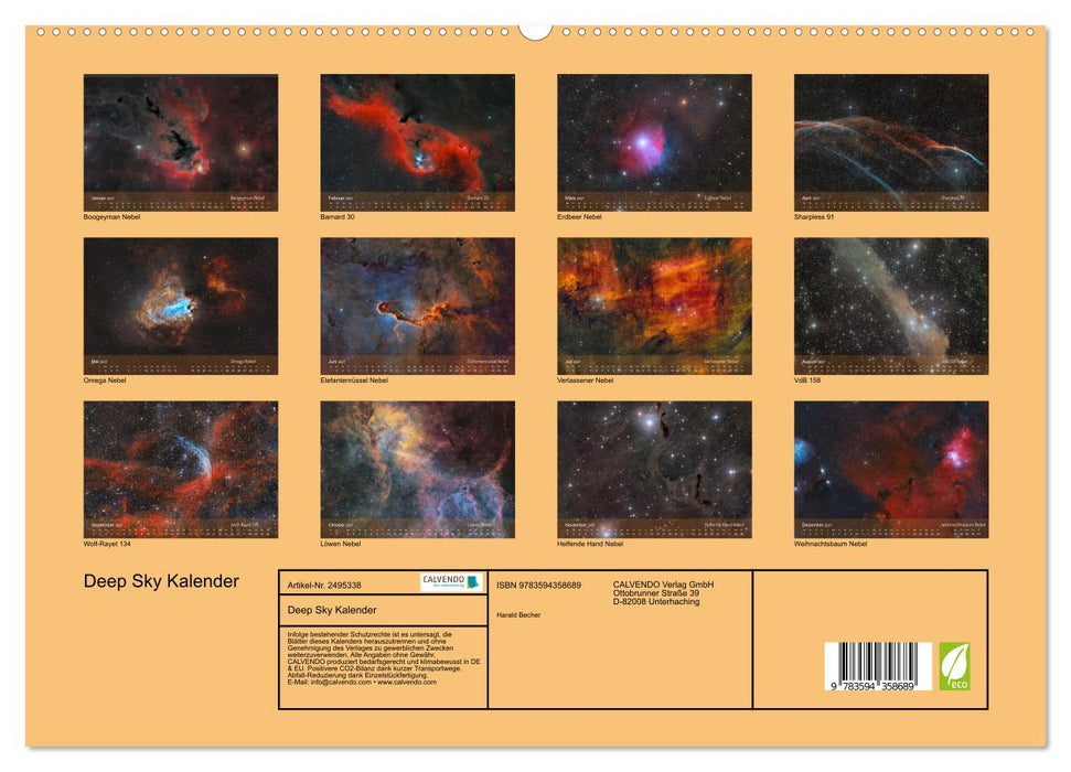 Deep Sky Kalender (CALVENDO Premium Wandkalender 2027)