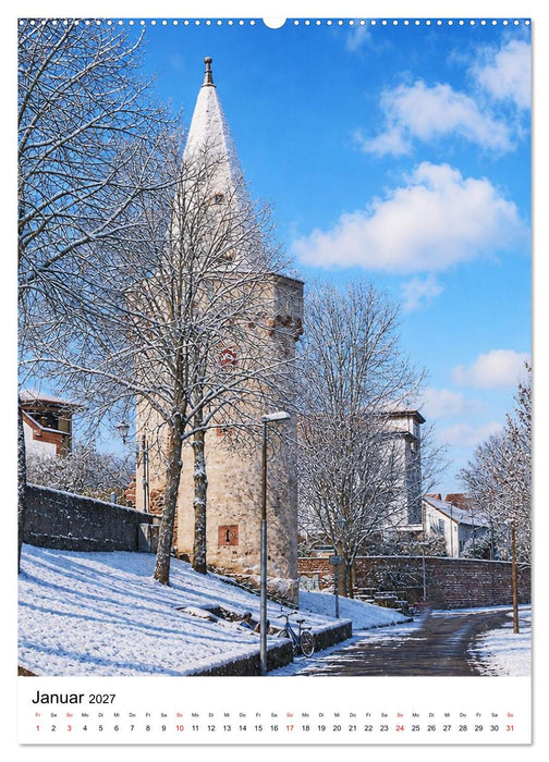 Seligenstadt Idylle am Main (CALVENDO Wandkalender 2027)