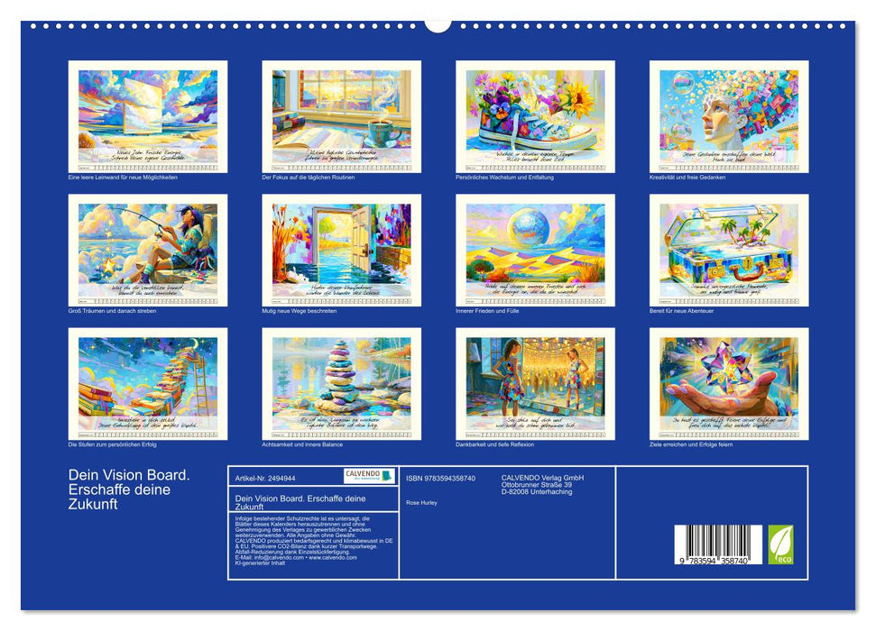 Dein Vision Board. Erschaffe deine Zukunft (CALVENDO Premium Wandkalender 2027)