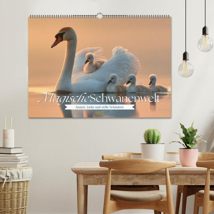 Magische Schwanenwelt (CALVENDO Wandkalender 2027)