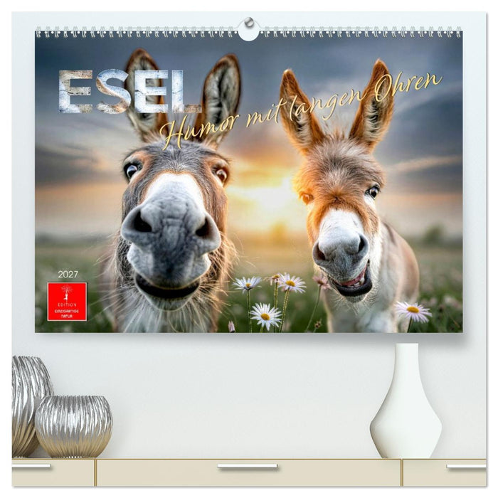 Esel - Humor mit langen Ohren (CALVENDO Premium Wandkalender 2027)