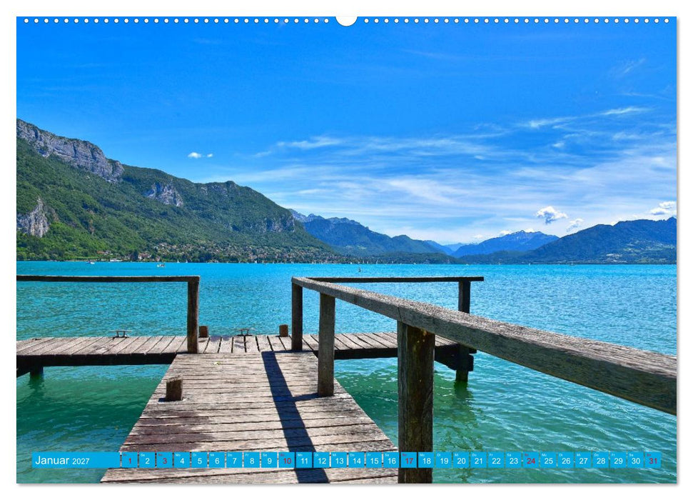 Quer durch Frankreich – von Annecy nach Arcachon (CALVENDO Premium Wandkalender 2027)