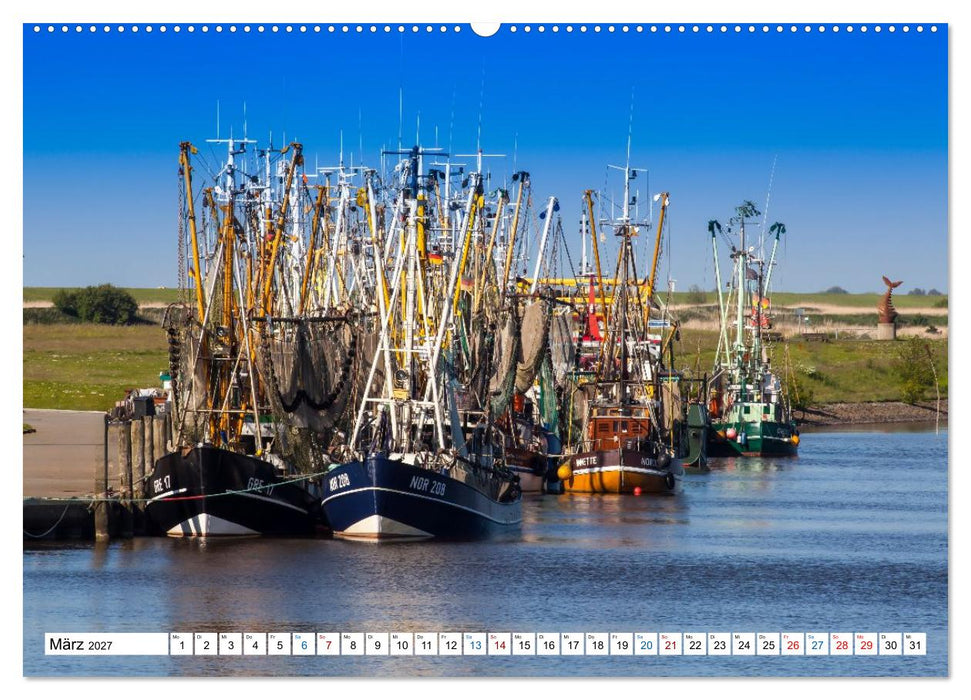 Die deutsche Nordseeküste (CALVENDO Wandkalender 2027)