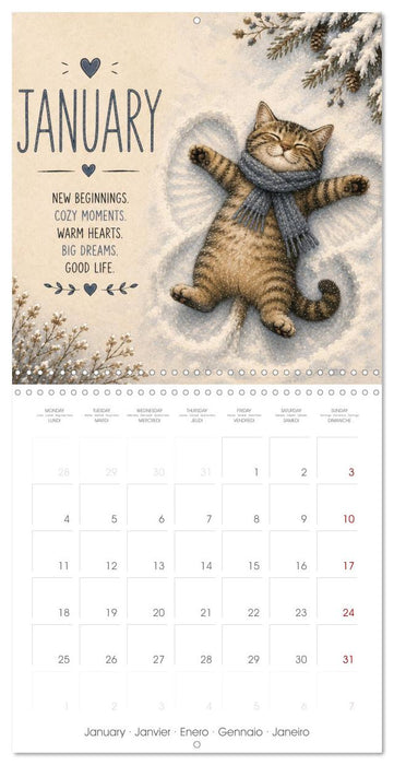 Cozy moments - A calendar to warm your heart all year long (CALVENDO Monthly Calendar 2027)
