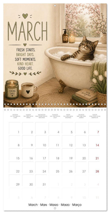 Cozy moments - A calendar to warm your heart all year long (CALVENDO Monthly Calendar 2027)