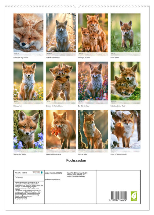 Fuchszauber (CALVENDO Premium Wandkalender 2027)