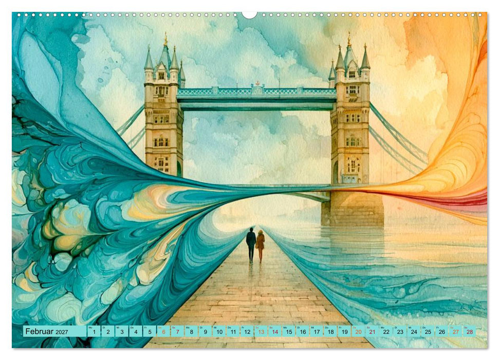Zwischen Farbenfluss und Fernweh (CALVENDO Premium Wandkalender 2027)