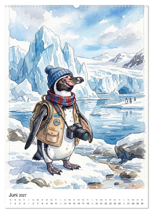 Coole Pinguine (CALVENDO Premium Wandkalender 2027)