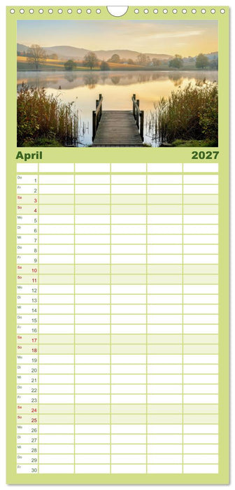 Friedliche Landschaften (CALVENDO Familienplaner 2027)