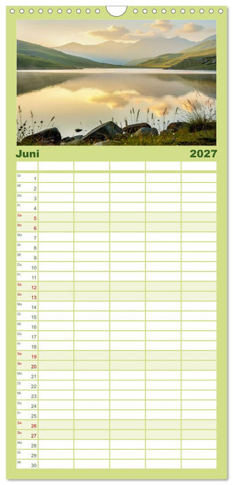 Friedliche Landschaften (CALVENDO Familienplaner 2027)
