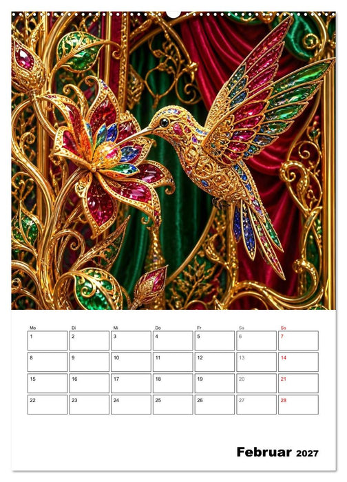 Kolibri-Welten (CALVENDO Premium Wandkalender 2027)