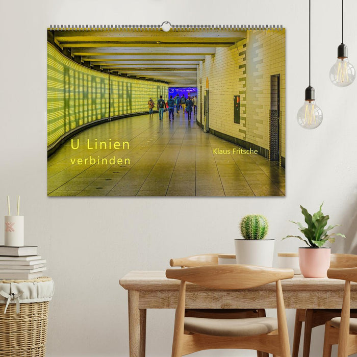 Ruhrbahn: U Linien verbinden (CALVENDO Wandkalender 2027)